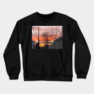 Zoomed in sunset photo Crewneck Sweatshirt